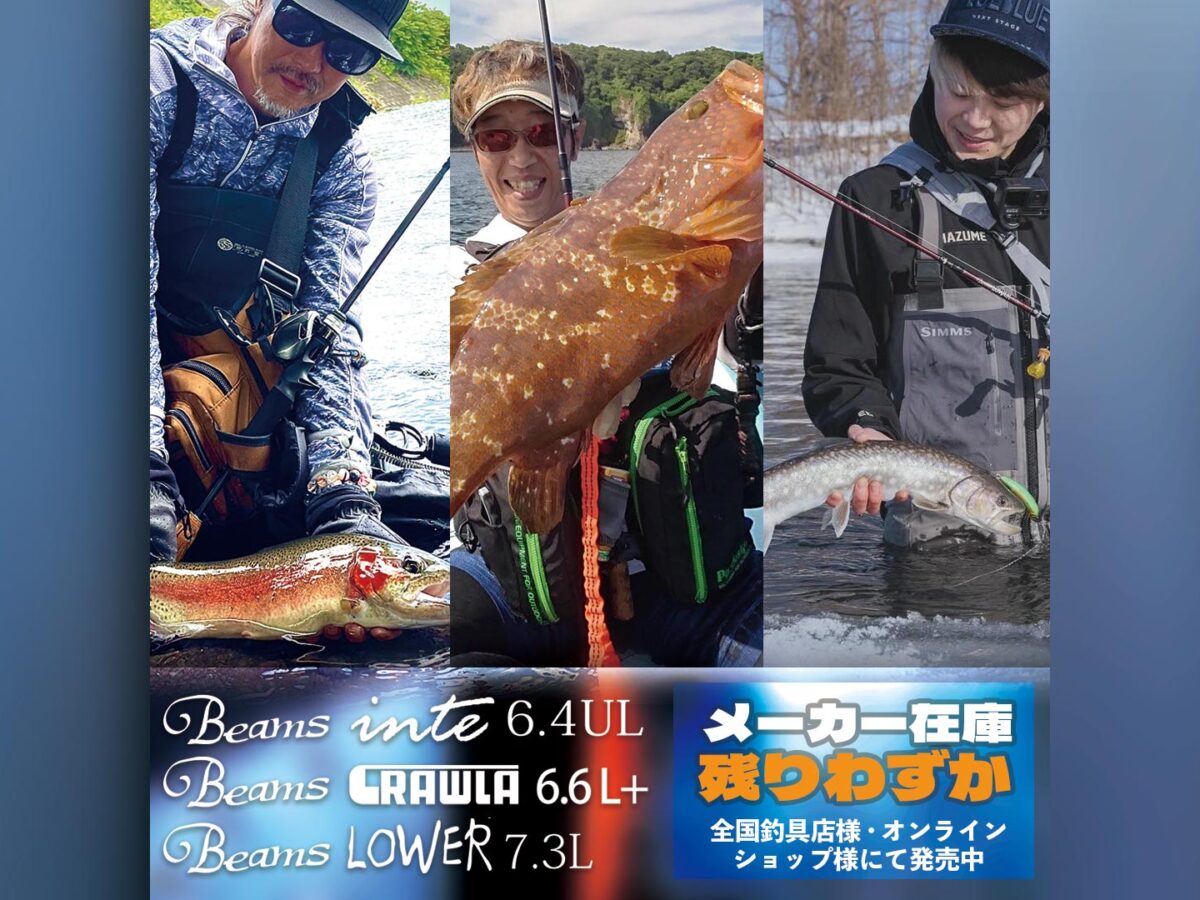 Beams inte6.4UL、Beams CRAWLA6.6L+、Beams LOWER7.3L メーカー在庫残りわずか - Fishman（ フィッシュマン）