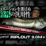 【🆕新作公開】本流・サーフ・磯・港／あらゆるルアーを遠くの”ピン”へ。「Beams RIPLOUT9.0M+（ビームス  リプラウト9.0M+）」【バーサタイル】